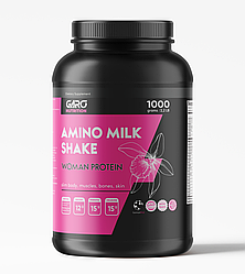 Білковий коктейль протеїн для зниження ваги для жінок Amino Milk Shake 1 кг ваніль