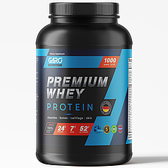 Протеїн сироватковий 1 кг для росту м'язів Канада полуниця