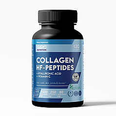Морський колаген для суглобів, шкіри, волосся з гіалуроновою кислотою та вітаміном С Garo Nutrition