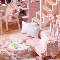 Ляльковий будинок румбокс DIY Cute Room L-022 Tranquil Life конструктор 5 шт., фото 3
