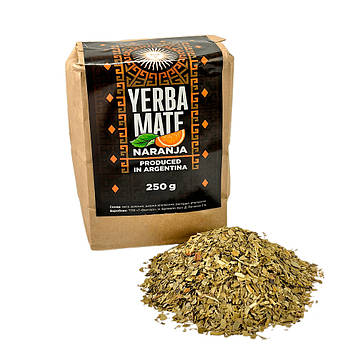 Мате фасов. 250 г "Naranja" (апельсин) (пап)