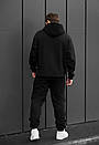 Теплий оверсайз костюм Staff cr black oversize fleece, фото 2