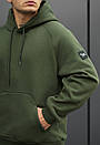 Спортивний костюм кольору хакі Staff es khaki oversize fleece, фото 4