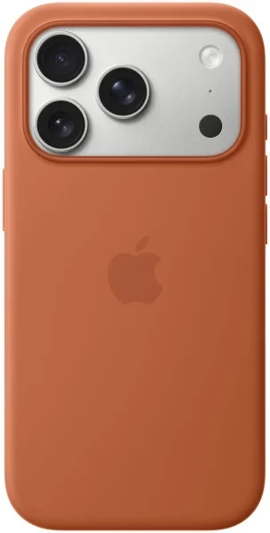 Чохол-накладка Infinity Silicone Case with Button, Animation & MagSafe iPhone 17 Pro Terracotta, фото 1