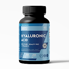 Гіалуронова кислота для суглобів у таблетках добавка із вітаміном С 250 мг. Garo Nutrition