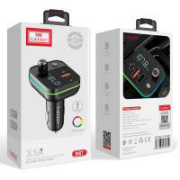 Автомобільний FM-трансмітер Fm Модулятор MP3 Earldom ET-M87 Black