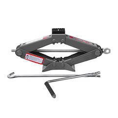 Домкрат механічний ромбоподібний 1т., гумовий упор., 92-340 мм INTERTOOL GT0180