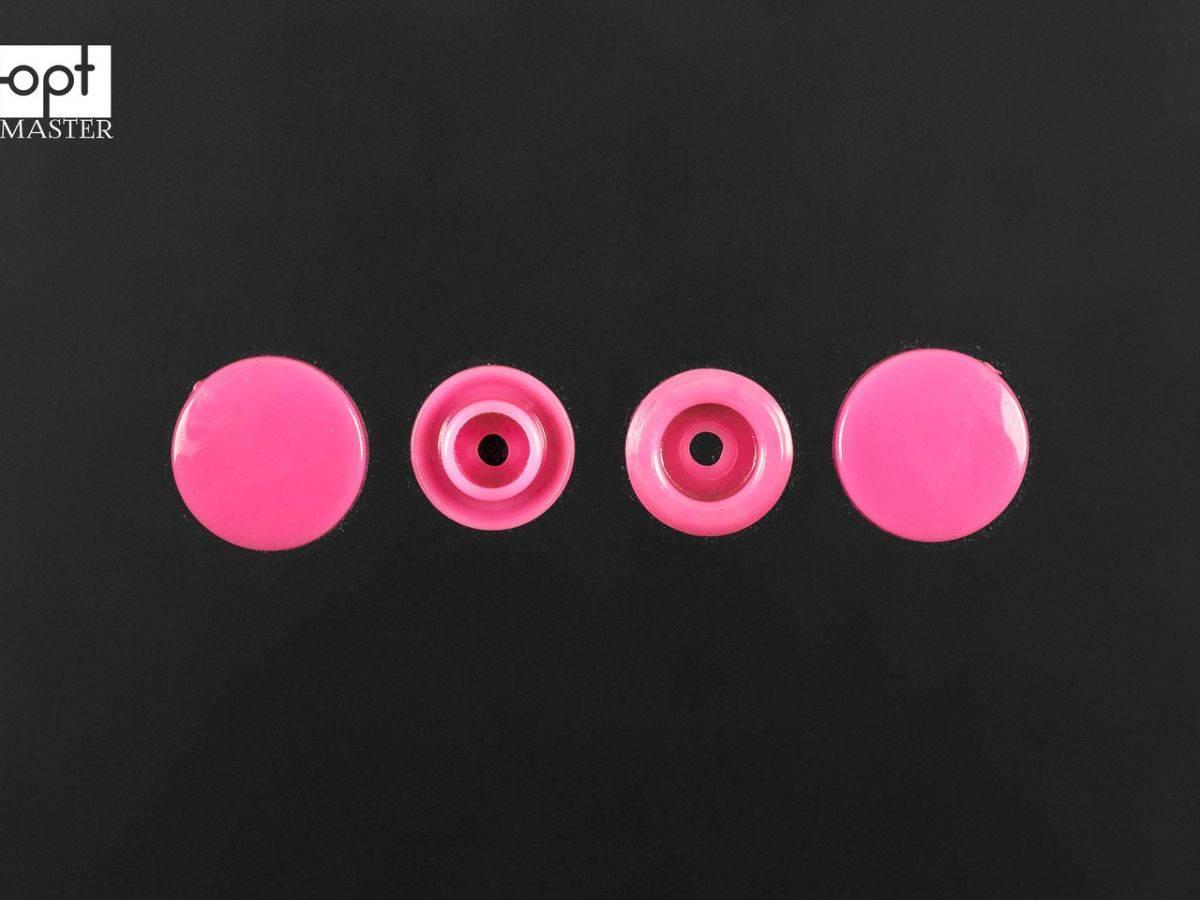 Кнопки пластикові 11.7 мм Т-5 малинові D03 (1000 шт), фото 1