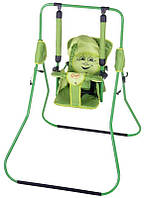 Гойдалка підлогова "Алінка" 204778 (1) зелена з салатовим