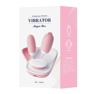 Набір вібраторів рожевого кольору We love Magic box Talla