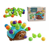 Логічний їжачок 12 голочок, цифри, у коробці