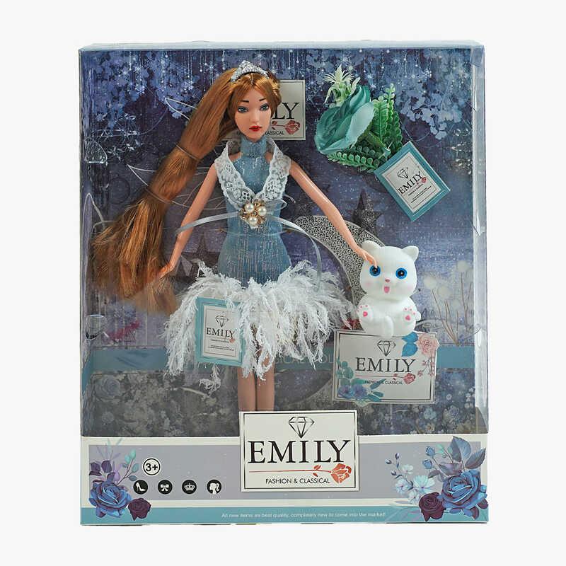 Лялька QJ 126 C (48/2) висота 30 см, вихованець, квітка, в коробці