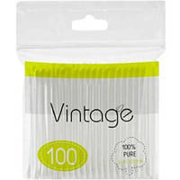 Vintage ватні палички 100 шт. поліетилен NEW