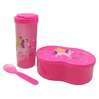 Набір посуду (Ланч бокс + пляшка)