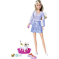 Лялька Simba набір Штеффі Біремна кішка з 2 кошенятами й аксесуарами (5733651)