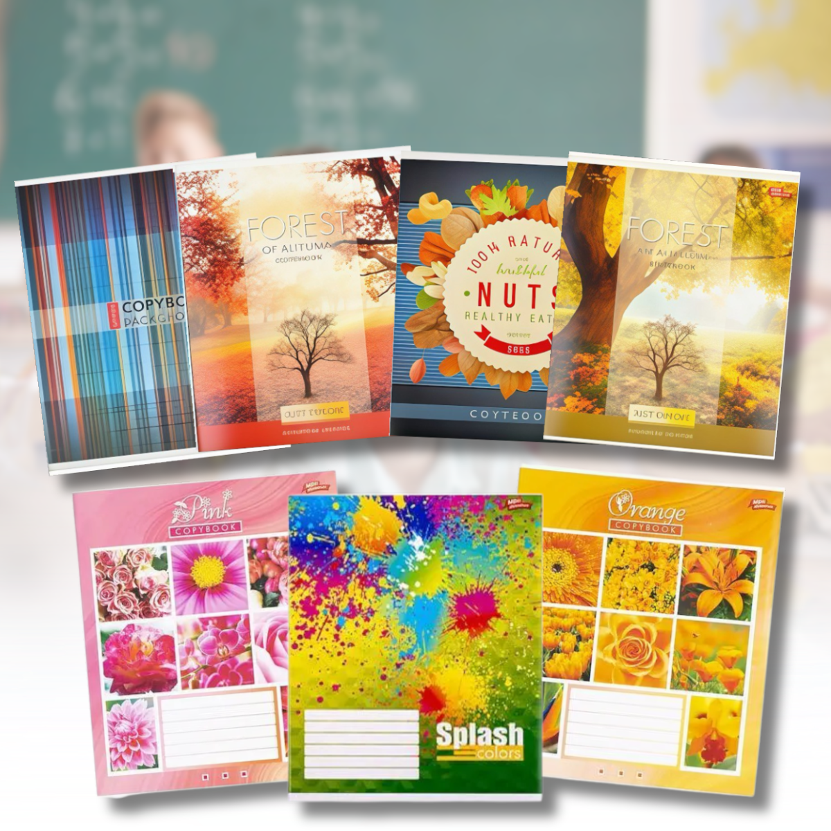 Набір зошитів "Мрії" в лінію 60 аркушів "mix" Упаковка 12 шт., фото 1