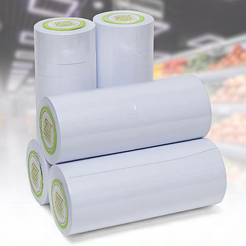 Цінники для дворядкового етикет-пістолета 23х16мм Білий Упаковка 10 бобін по 500 шт.