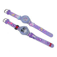 Часы детские (аналоговые, силиконовый регулируемый ремешок, подсветка) D8