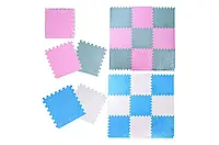 Килимок-пазл EVA із спіненого поліуретану для дитячої кімнати, 9 деталей, в асортименті K9702