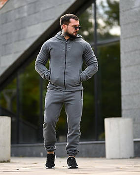 Флісовий спортивний костюм STATIX grey ВТ6814