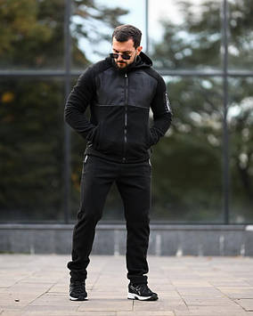Зимній флісовий спортивний костюм ARCTIKA black ВТ6817