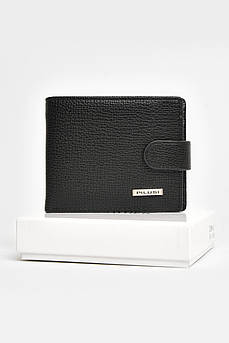 Гаманець чоловічий з екошкіри чорного кольору 206576M