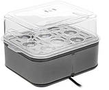 Нова якісна яйцеварка, 8 яєць Adler AD4486 Gun Metal з Європи з гарантією, фото 4