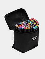 Набір маркерів-фломайстрів для скетчингу та творчості, двосторонні, на спиртовій основі