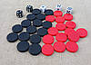 Фішки акрилові для гри в нарди, d 27 мм. + гральні кубики, фото 7