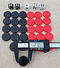 Фішки акрилові для гри в нарди, d 27 мм. + гральні кубики, фото 9