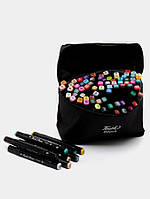 Набір маркерів двосторонніх для скетчингу 80 штук