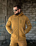 Тактичний костюм Softshell DEMENTIOZ кайот з водо- та вітрозахисними властивостями ВТ6839 ТМ, фото 5