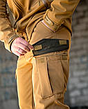 Тактичний костюм Softshell DEMENTIOZ кайот з водо- та вітрозахисними властивостями ВТ6839 ТМ, фото 8