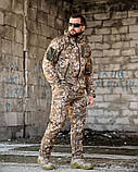 Тактичний костюм Softshell DEMENTIOZ піксель з водо- та вітрозахисними властивостями ВТ6841 ТМ, фото 2