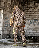 Тактичний костюм Softshell DEMENTIOZ піксель з водо- та вітрозахисними властивостями ВТ6841 ТМ, фото 3