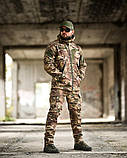 Тактичний костюм Softshell DEMENTIOZ мультикам з водо- та вітрозахисними властивостями ВТ6842 ТМ, фото 2