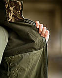 Тактичний костюм Softshell DEMENTIOZ мультикам з водо- та вітрозахисними властивостями ВТ6842 ТМ, фото 6