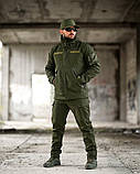 Польовий костюм Softshell DEMENTIOZ олива з водо- та вітрозахисними властивостями ВТ6843 ТМ, фото 2