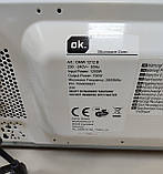Соло-мікрохвильовка бу OK OMW 1212B з Німеччини з гарантією, фото 7