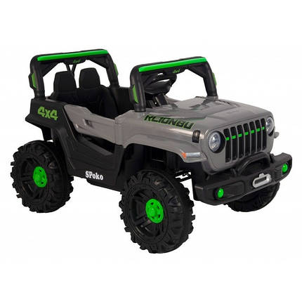 Дитячий електромобіль Spoko SP-V80 сірий, фото 1
