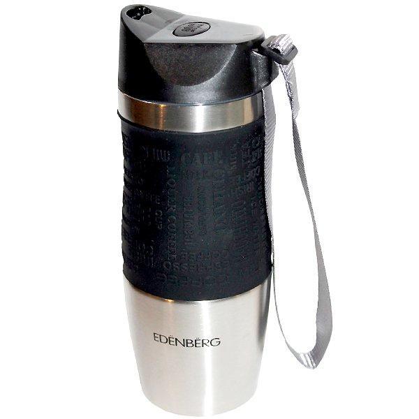 Термокружка Edenberg EB-623-Black 380 мл чорна, фото 1