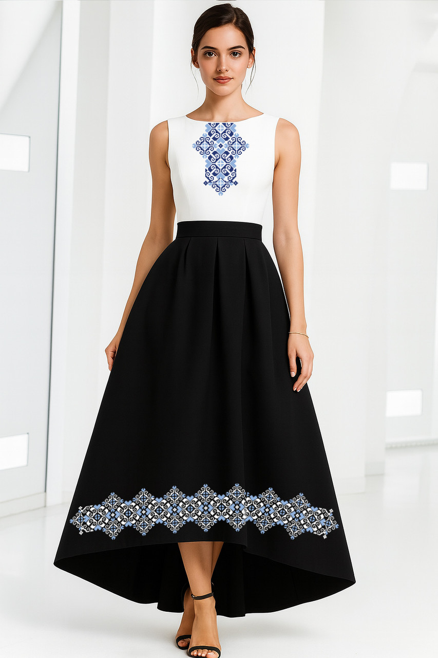 Заготовка жіночої сукні № 367-ПЖД(б.р), фото 1