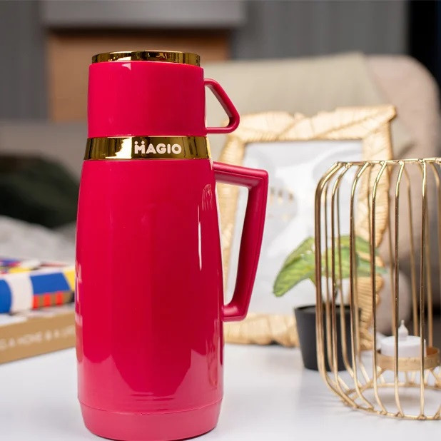 Термос питний Magio MG-1050R 1000 мл червоний, фото 1