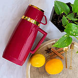 Термос питний Magio MG-1050R 1000 мл червоний, фото 2