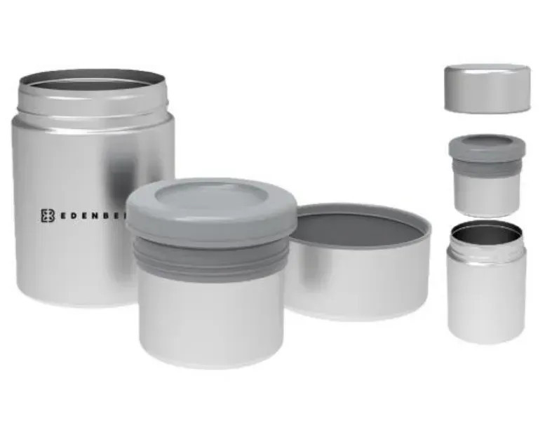Термос харчовий Edenberg EB-3521 700 мл сірий, фото 1