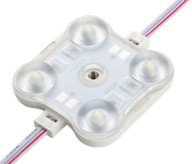 Світлодіодний модуль SHINE S-4 7000К 12 вольт 1.75Вт 202лм з лІнзою 170º IP67 SWPower