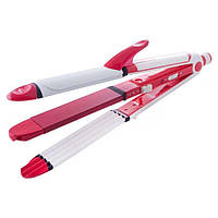 Стайлер для волосся плойка праска гофре 3 в 1 Gemei GM-1958