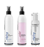 Набір для моделювання та захисту фарбованого волосся Profistyle стійка укладка, блиск і термозахист