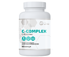 З комплексом A-line C complex комплекс вітаміну C А Лайн 90 капсул
