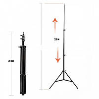 Штатив для лампи діодної кільцевої 2,1м